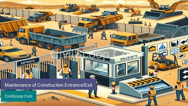 Maintenance of Construction Entrance/Exit