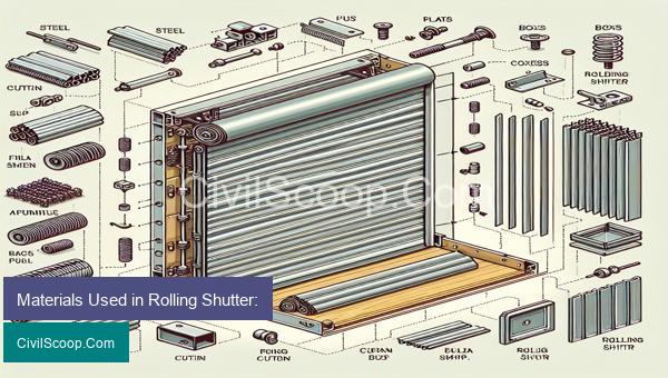 Materials Used in Rolling Shutter: