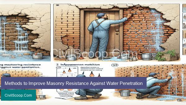 Methods to Improve Masonry Resistance Against Water Penetration