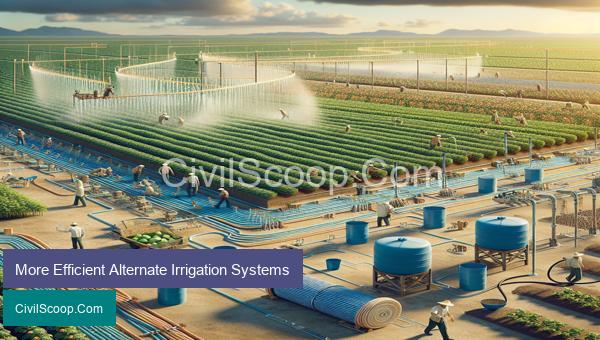 More Efficient Alternate Irrigation Systems