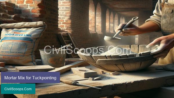 Mortar Mix for Tuckpointing