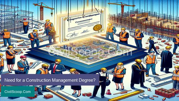 Need for a Construction Management Degree?