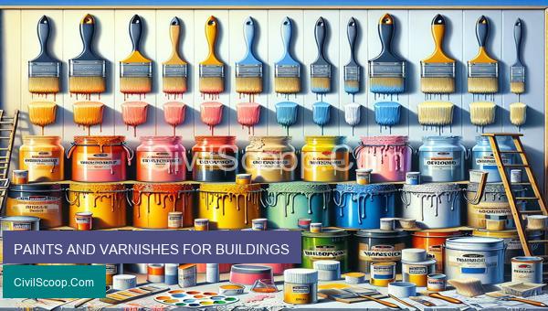 PAINTS AND VARNISHES FOR BUILDINGS