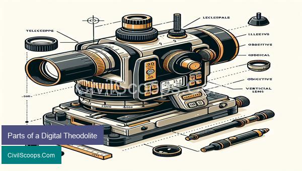 Parts of a Digital Theodolite