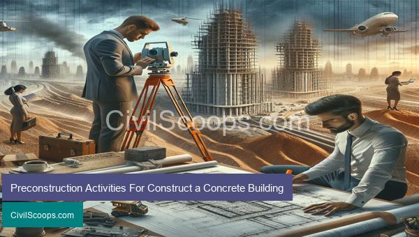 Preconstruction Activities For Construct a Concrete Building