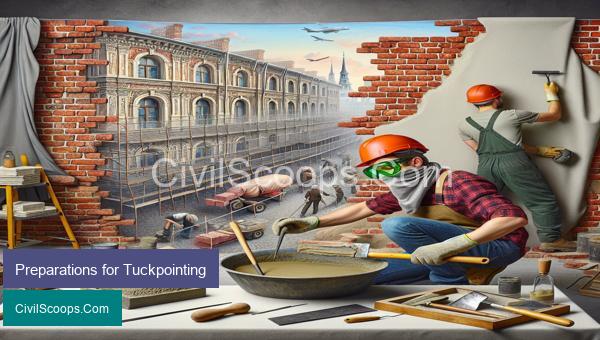 Preparations for Tuckpointing