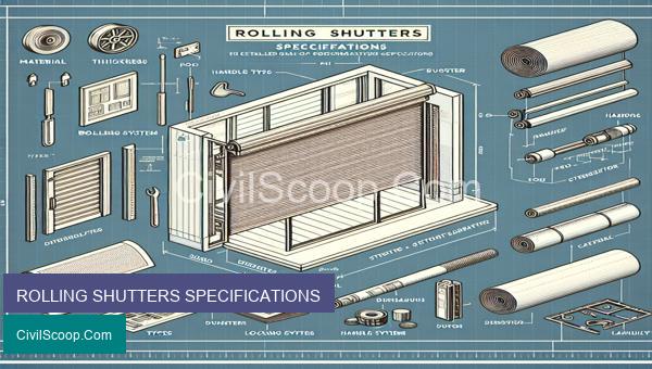 ROLLING SHUTTERS SPECIFICATIONS