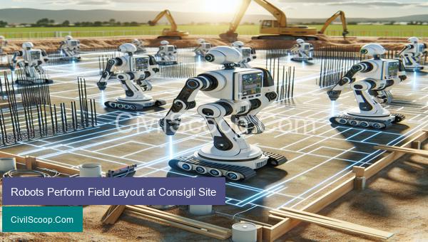 Robots Perform Field Layout at Consigli Site