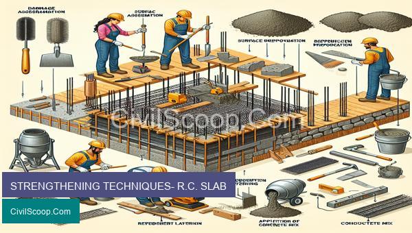 STRENGTHENING TECHNIQUES- R.C. SLAB