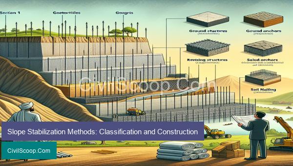 Slope Stabilization Methods: Classification and Construction