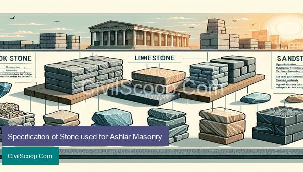 Specification of Stone used for Ashlar Masonry