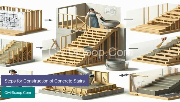Steps for Construction of Concrete Stairs