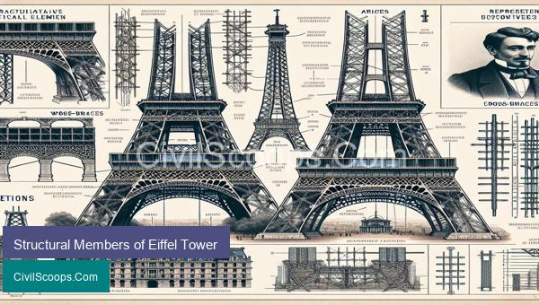 Structural Members of Eiffel Tower