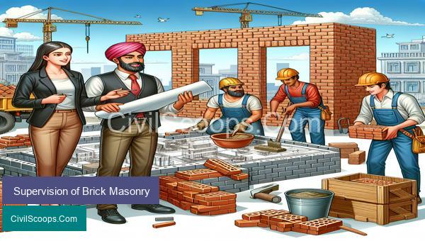  Supervision of Brick Masonry