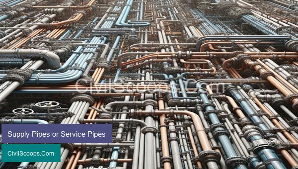 Supply Pipes or Service Pipes