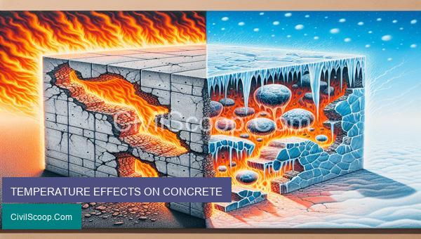 TEMPERATURE EFFECTS ON CONCRETE