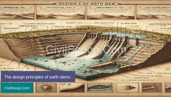 The design principles of earth dams: