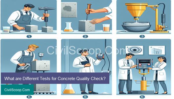What are Different Tests for Concrete Quality Check?