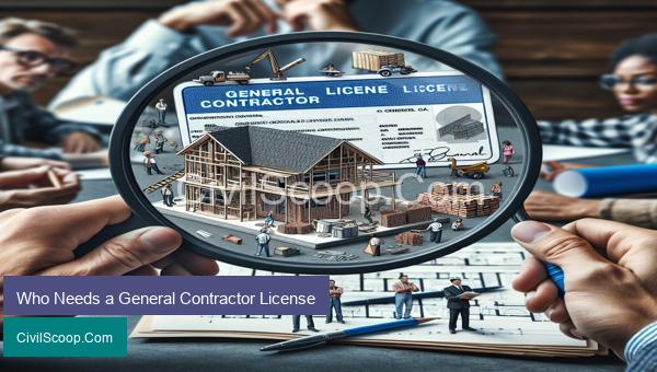 Who Needs a General Contractor License
