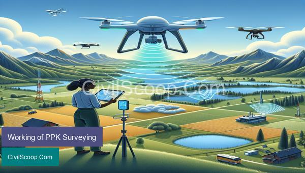Working of PPK Surveying