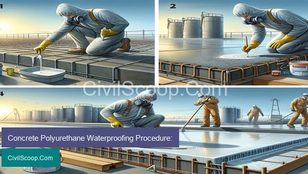 Concrete Polyurethane Waterproofing Procedure: