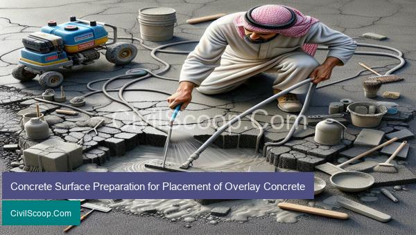 Concrete Surface Preparation for Placement of Overlay Concrete