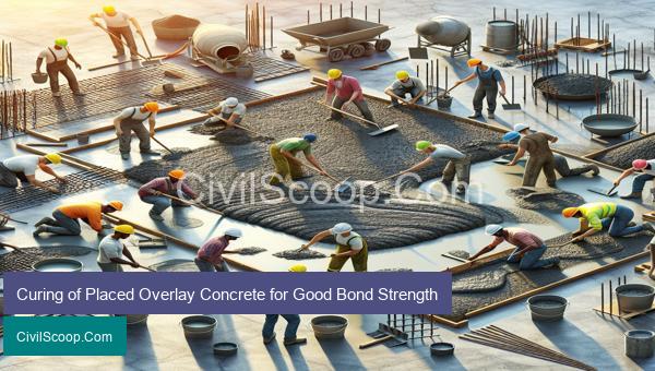 Curing of Placed Overlay Concrete for Good Bond Strength