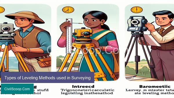 Types of Leveling Methods used in Surveying