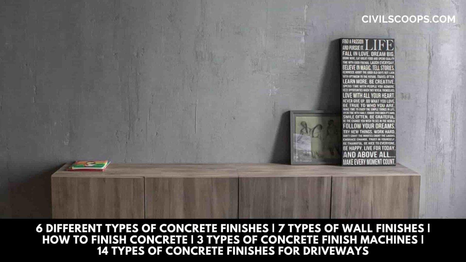 6 Different Types of Concrete Finishes | 7 Types of Wall Finishes | How ...