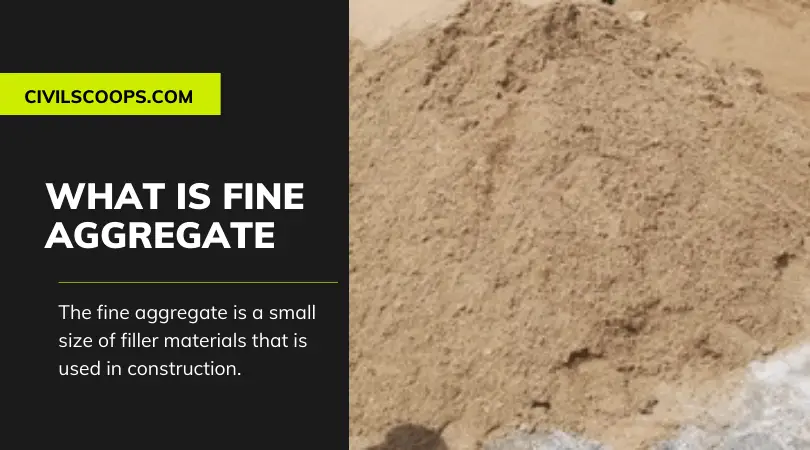 What Is Fine Aggregate