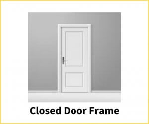  Closed Door Frame