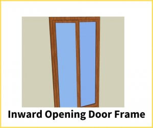Inward Opening Door Frame