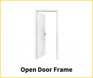 Open Door Frame