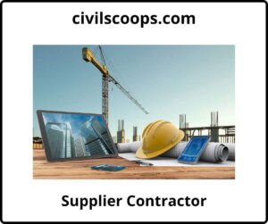 Supplier Contractor