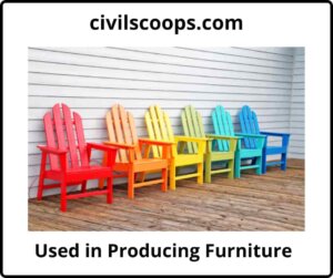 Used in Producing Furniture