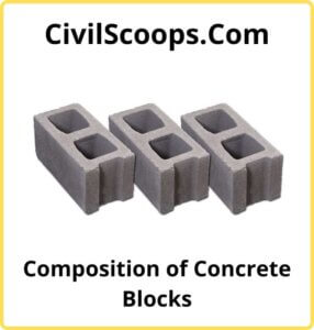Composition of Concrete Blocks