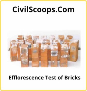 Efflorescence Test of Bricks