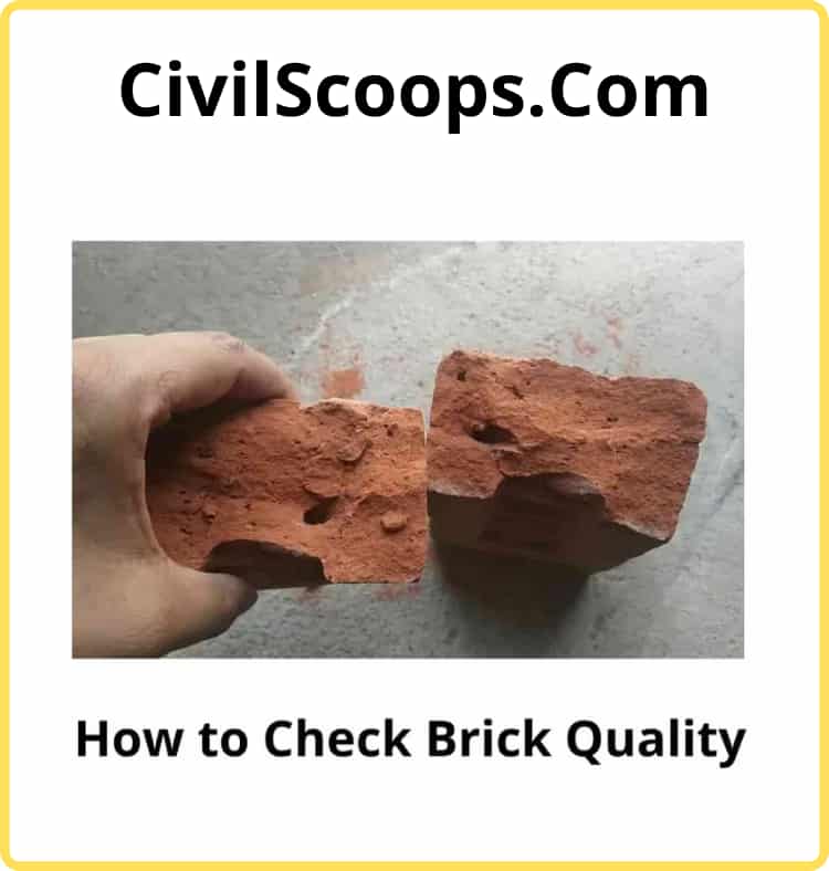 Types of Tests on Bricks Civil Scoops