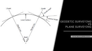 Geodetic Surveying Vs. Plane Surveying