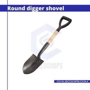 Round digger shovel