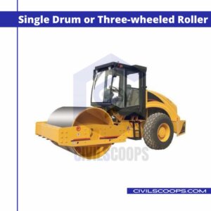 Single Drum or Three-wheeled Roller