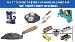 What Is Mortar | Test of Mortar | Process for Compressive Strength