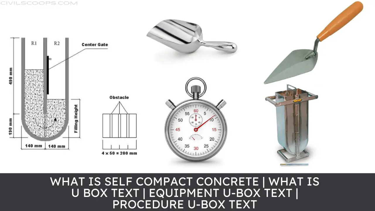 What Is Self Compact Concrete | What Is U Box Text | Equipment U-Box Text | Procedure U-Box Text