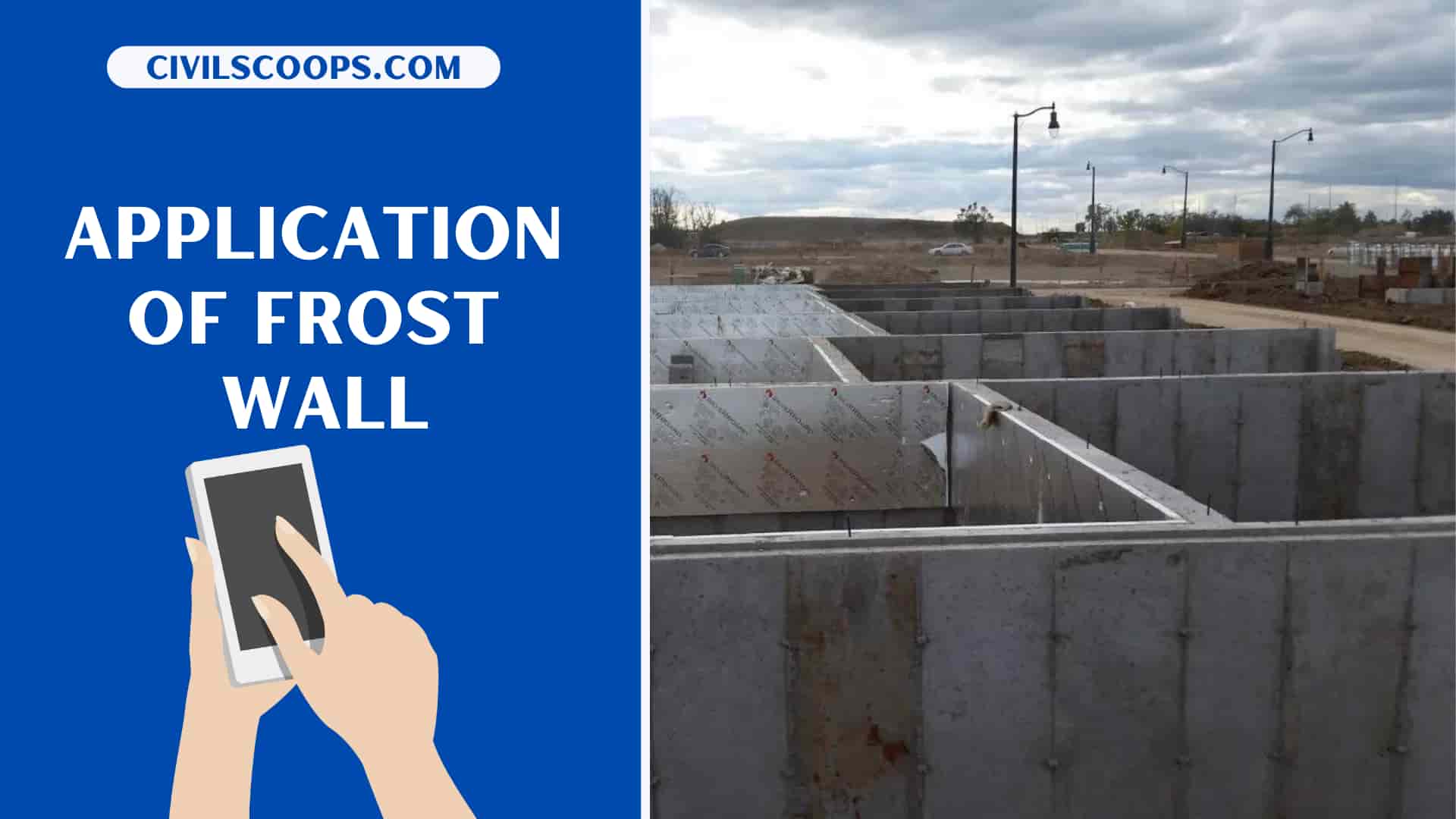 Application of Frost Wall