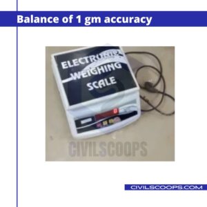 Balance of 1 gm accuracy