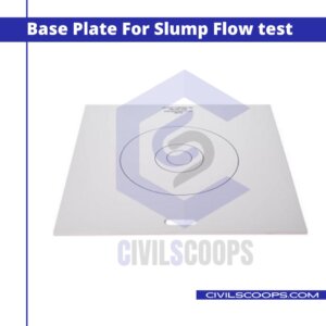 Base Plate For Slump Flow test