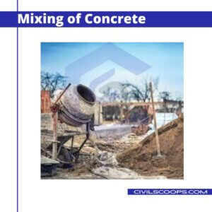 Mixing of Concrete