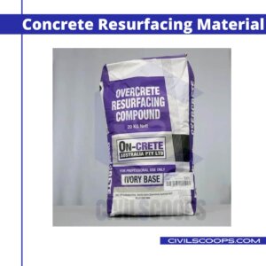 Concrete Resurfacing Material