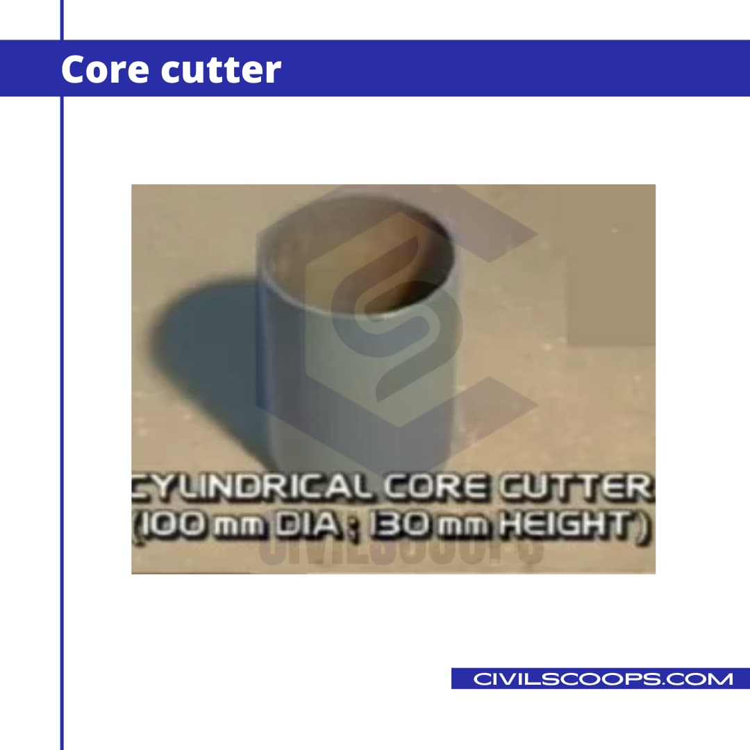 Core Cutter Method What is Compaction of Soil Civil Scoops