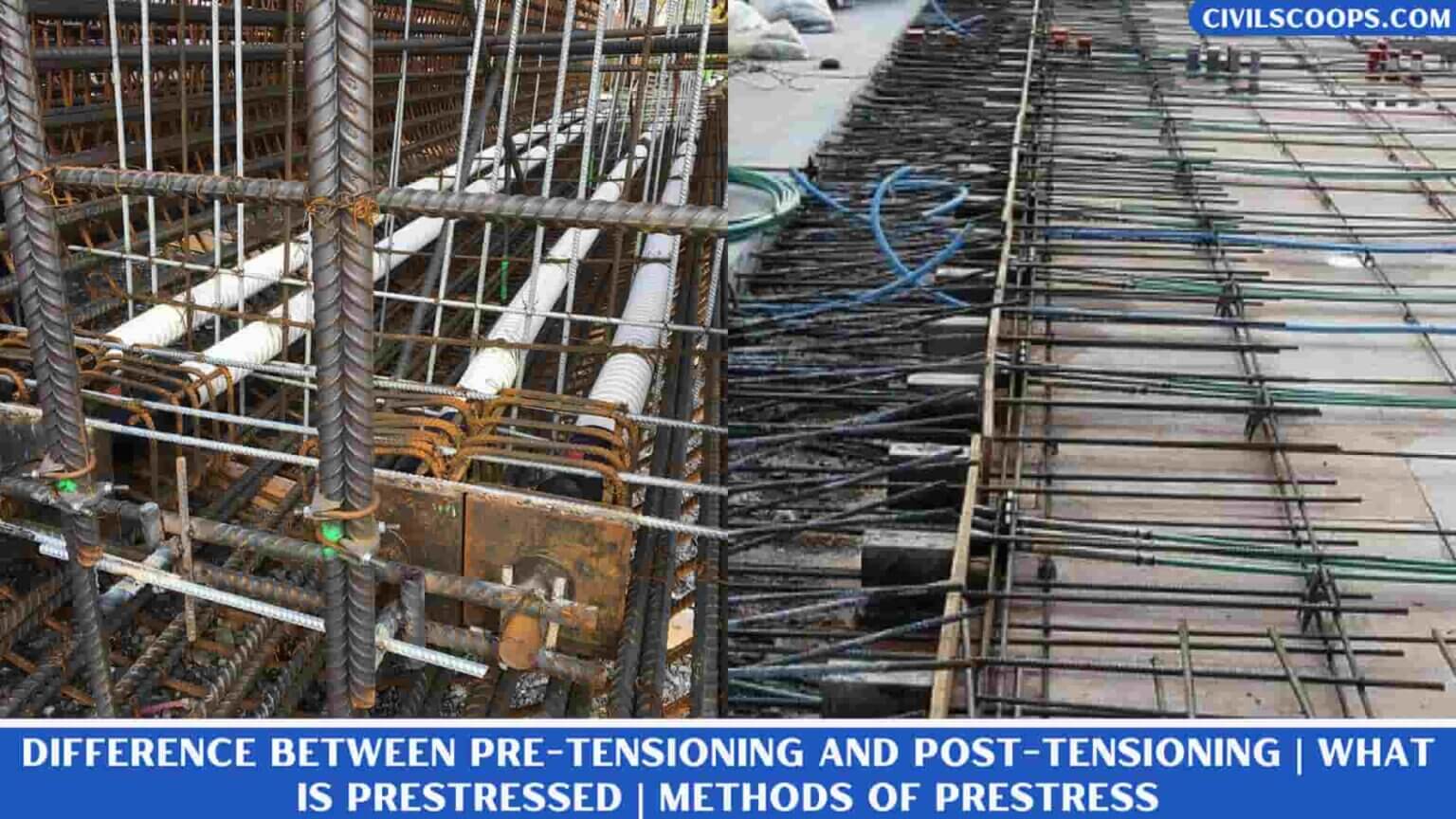 Difference Between Pre-Tensioning and Post-Tensioning | What Is ...